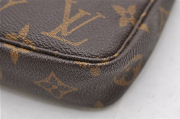 Authentic Louis Vuitton Monogram Pochette Accessoires Pouch M51980 LV 2222D