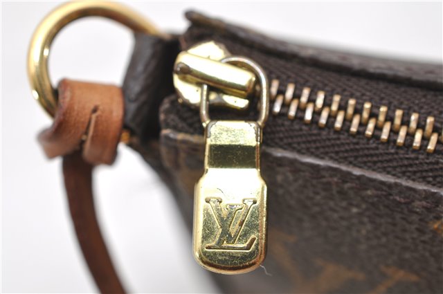 Authentic Louis Vuitton Monogram Pochette Accessoires Pouch M51980 LV 2222D