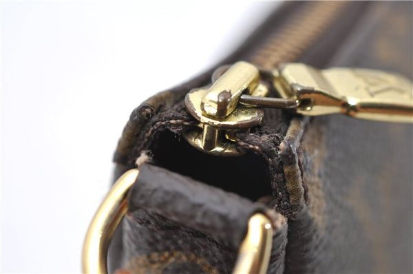 Authentic Louis Vuitton Monogram Pochette Accessoires Pouch M51980 LV 2222D