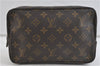 Auth Louis Vuitton Monogram Trousse Toilette 23 Clutch Hand Bag M47524 LV 2223D