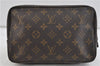 Auth Louis Vuitton Monogram Trousse Toilette 23 Clutch Hand Bag M47524 LV 2223D