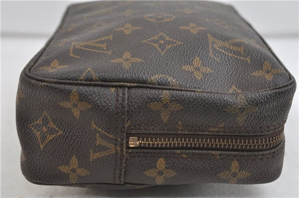 Auth Louis Vuitton Monogram Trousse Toilette 23 Clutch Hand Bag M47524 LV 2223D