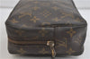 Auth Louis Vuitton Monogram Trousse Toilette 23 Clutch Hand Bag M47524 LV 2223D