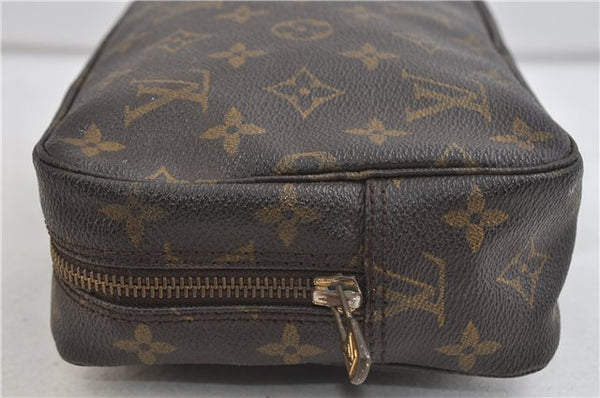 Auth Louis Vuitton Monogram Trousse Toilette 23 Clutch Hand Bag M47524 LV 2223D