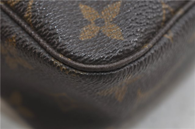 Auth Louis Vuitton Monogram Trousse Toilette 23 Clutch Hand Bag M47524 LV 2223D