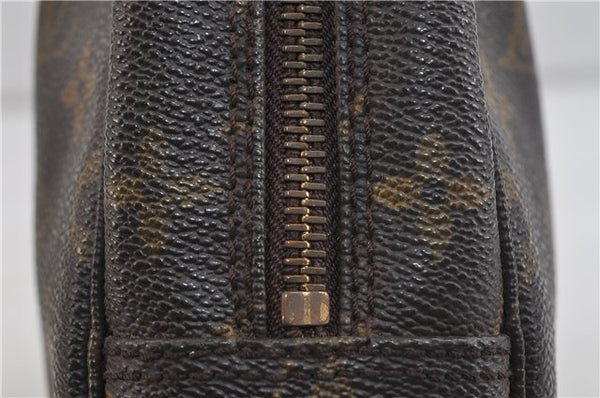 Auth Louis Vuitton Monogram Trousse Toilette 23 Clutch Hand Bag M47524 LV 2223D