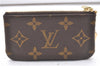 Authentic Louis Vuitton Monogram Pochette Cles Coin Purse Case M62650 LV 2223F