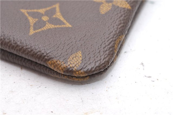 Authentic Louis Vuitton Monogram Pochette Cles Coin Purse Case M62650 LV 2223F