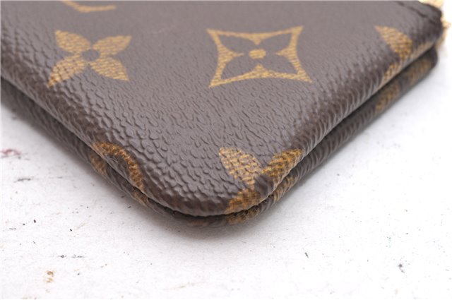 Authentic Louis Vuitton Monogram Pochette Cles Coin Purse Case M62650 LV 2223F