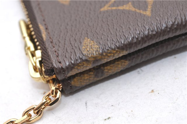 Authentic Louis Vuitton Monogram Pochette Cles Coin Purse Case M62650 LV 2223F