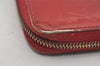 Authentic Louis Vuitton Vernis Zippy Wallet Long Purse Red M91981 LV 2223I