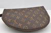 Authentic Louis Vuitton Monogram Trousse Demi Ronde 23 Pouch M47520 Junk 2224I