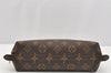 Authentic Louis Vuitton Monogram Trousse Demi Ronde 23 Pouch M47520 Junk 2224I