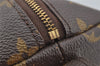 Authentic Louis Vuitton Monogram Trousse Demi Ronde 23 Pouch M47520 Junk 2224I