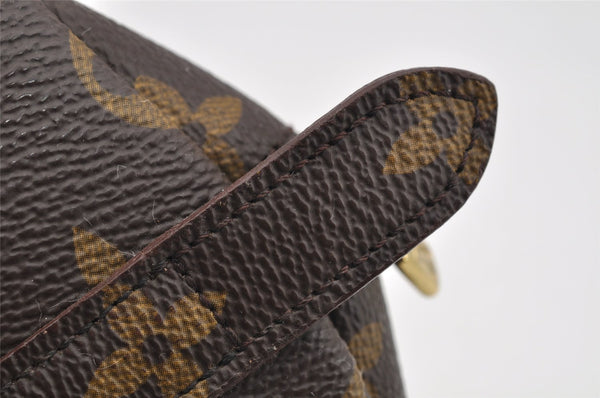 Authentic Louis Vuitton Monogram Trousse Demi Ronde 23 Pouch M47520 Junk 2224I