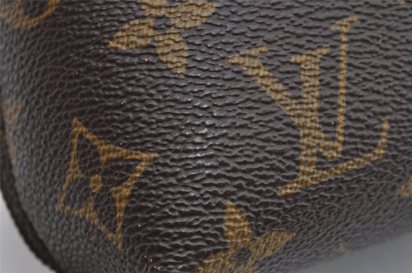 Authentic Louis Vuitton Monogram Trousse Demi Ronde 23 Pouch M47520 Junk 2224I