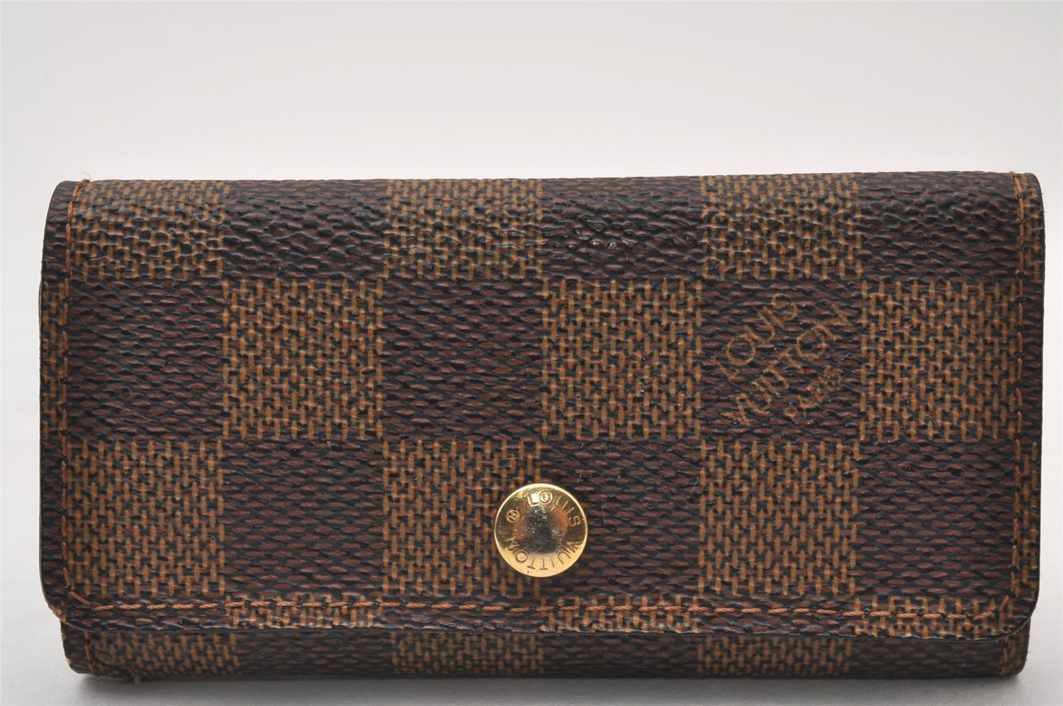 Authentic Louis Vuitton Damier Multicles 4 Key Case Holder N62631 LV 2225I