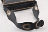 Authentic FENDI Selleria Vintage Shoulder Bag Purse Leather Black 2226G