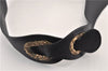 Authentic FENDI Selleria Vintage Shoulder Bag Purse Leather Black 2226G