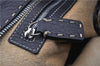 Authentic FENDI Selleria Vintage Shoulder Bag Purse Leather Black 2226G