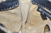 Authentic FENDI Selleria Vintage Shoulder Bag Purse Leather Black 2226G