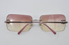 Authentic CHANEL Sunglasses Rhinestone CoCo Mark Titanium 4017-D Pink 2226I