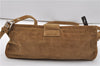 Authentic FENDI Vintage Shoulder Cross Body Bag Purse Corduroy Brown 2227G