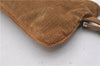 Authentic FENDI Vintage Shoulder Cross Body Bag Purse Corduroy Brown 2227G