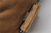 Authentic FENDI Vintage Shoulder Cross Body Bag Purse Corduroy Brown 2227G
