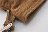 Authentic FENDI Vintage Shoulder Cross Body Bag Purse Corduroy Brown 2227G