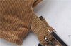 Authentic FENDI Vintage Shoulder Cross Body Bag Purse Corduroy Brown 2227G