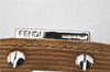 Authentic FENDI Vintage Shoulder Cross Body Bag Purse Corduroy Brown 2227G