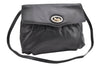Authentic CELINE Vintage Horse Carriage Shoulder Bag Purse Leather Black 2228G