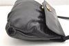 Authentic CELINE Vintage Horse Carriage Shoulder Bag Purse Leather Black 2228G