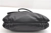 Authentic CELINE Vintage Horse Carriage Shoulder Bag Purse Leather Black 2228G