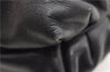 Authentic CELINE Vintage Horse Carriage Shoulder Bag Purse Leather Black 2228G