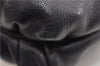 Authentic CELINE Vintage Horse Carriage Shoulder Bag Purse Leather Black 2228G