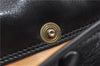 Authentic CELINE Vintage Horse Carriage Shoulder Bag Purse Leather Black 2228G