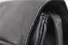 Authentic CELINE Vintage Horse Carriage Shoulder Bag Purse Leather Black 2228G