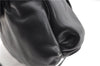 Authentic CELINE Vintage Horse Carriage Shoulder Bag Purse Leather Black 2228G