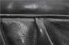 Authentic CELINE Vintage Horse Carriage Shoulder Bag Purse Leather Black 2228G