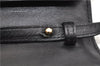 Authentic CELINE Vintage Horse Carriage Shoulder Bag Purse Leather Black 2228G