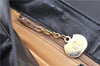 Authentic CELINE Vintage Horse Carriage Shoulder Bag Purse Leather Black 2228G