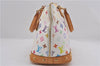 Auth Louis Vuitton Monogram Multicolor Alma PM Hand Bag White M92647 LV 2229E