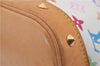 Auth Louis Vuitton Monogram Multicolor Alma PM Hand Bag White M92647 LV 2229E