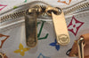 Auth Louis Vuitton Monogram Multicolor Alma PM Hand Bag White M92647 LV 2229E