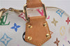 Auth Louis Vuitton Monogram Multicolor Alma PM Hand Bag White M92647 LV 2229E