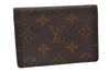 Authentic Louis Vuitton Monogram Porte 2 Cartes Vertical M60533 Pass Case 2229I