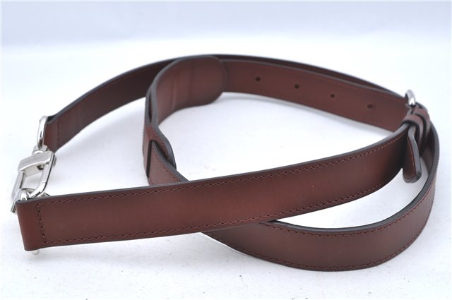 Authentic Louis Vuitton Leather Shoulder Strap Brown Size 45.3-54.5