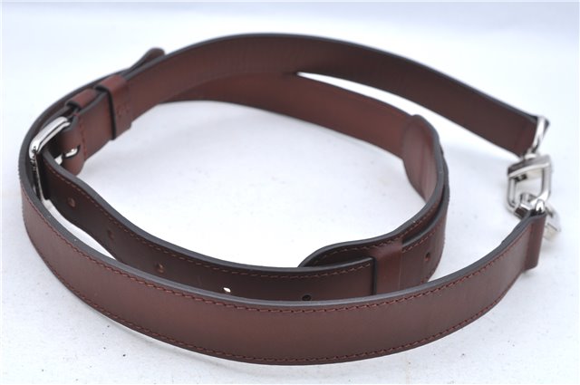 Authentic Louis Vuitton Leather Shoulder Strap Brown Size 45.3-54.5